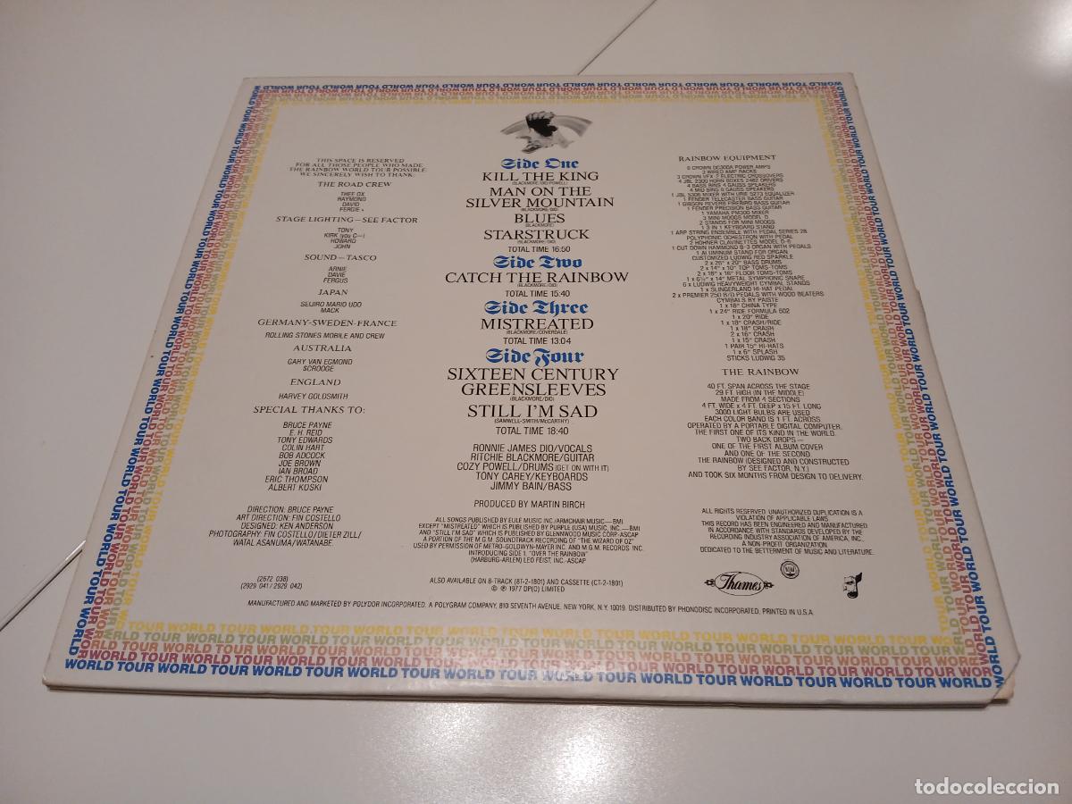Discos de vinilo: Rainbow &ndash; On Stage- (1977) 2 X LP disco vinilo - Foto 8
