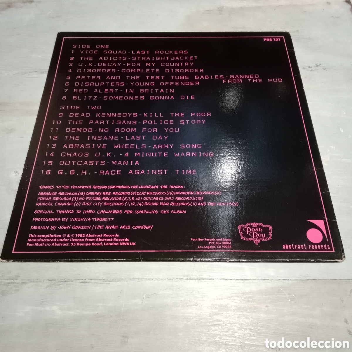 Discos de vinilo: VARIOS - PUNK AND DISORDERY - LP - Foto 2