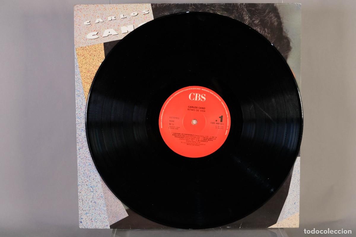 Discos de vinilo: DISCO DE VINILO LP - CARLOS CANO, RITMO DE VIDA - CBS - Foto 3