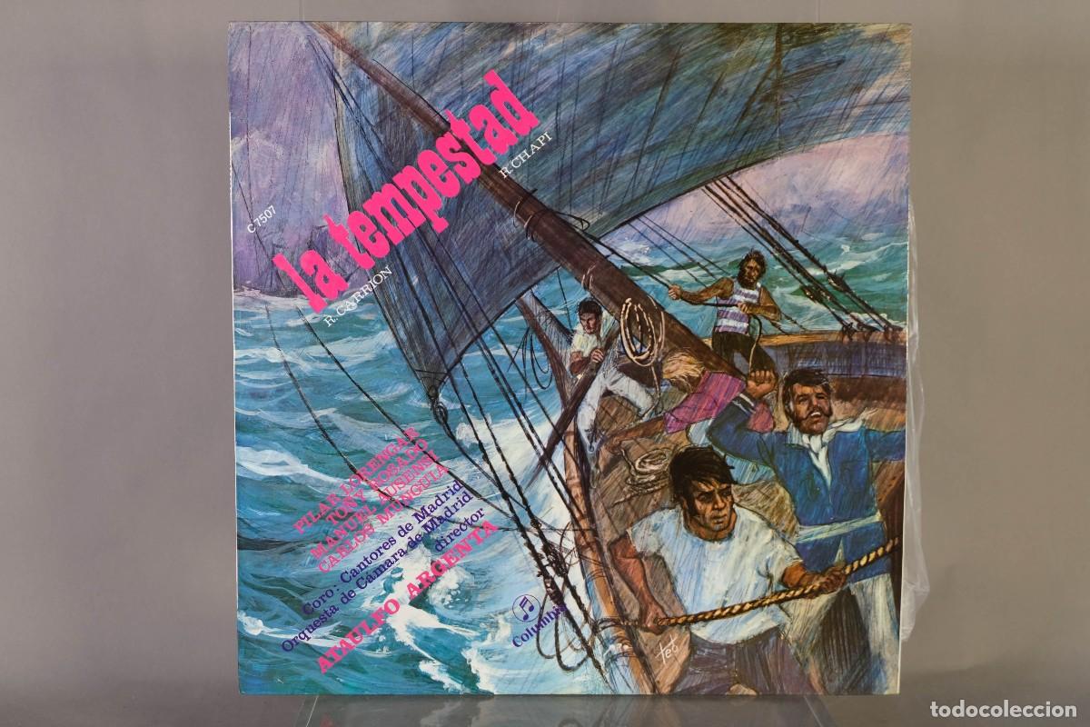 Discos de vinilo: DISCO DE VINILO LP - R.CARRION Y R.CHAPI, LA TEMPESTAD - COLUMBIA - Foto 1