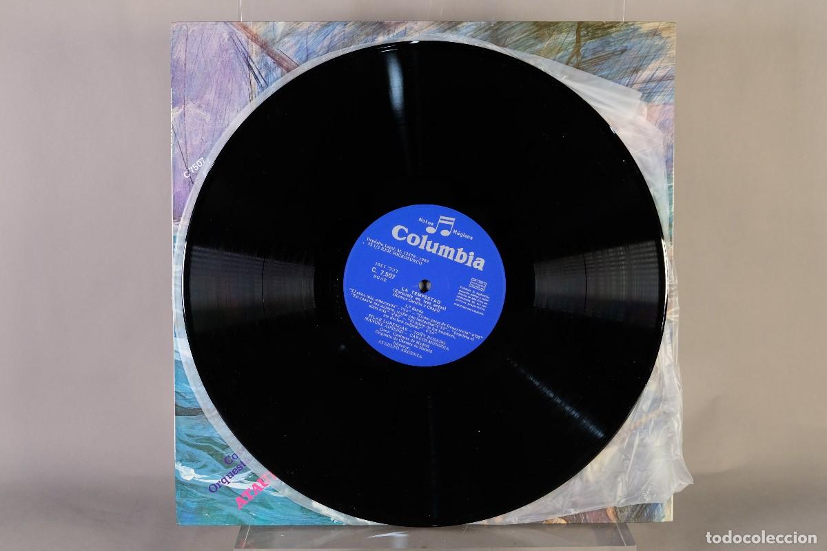Discos de vinilo: DISCO DE VINILO LP - R.CARRION Y R.CHAPI, LA TEMPESTAD - COLUMBIA - Foto 4