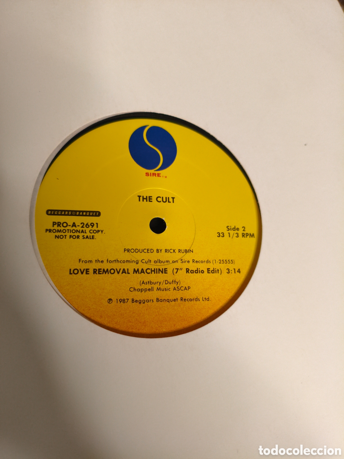 Discos de vinilo: The Cult&nbsp;&lrm;&ndash;&nbsp;Love Removal Machine - Foto 2
