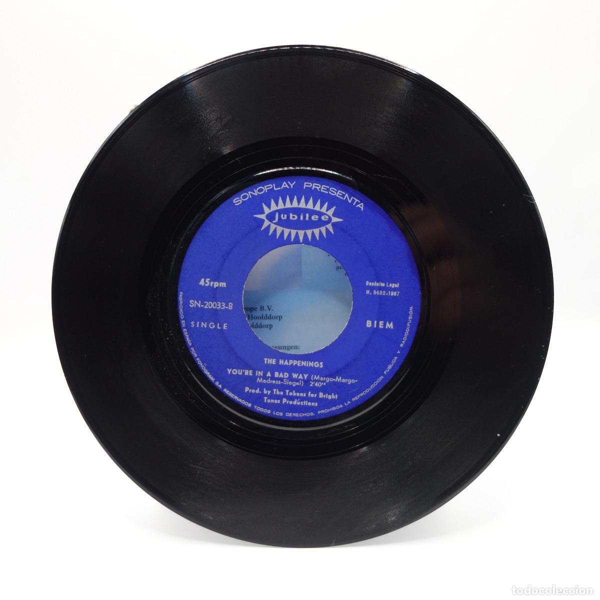 Discos de vinilo: THE HAPPENINGS - I GOT RHYTHM - Foto 3