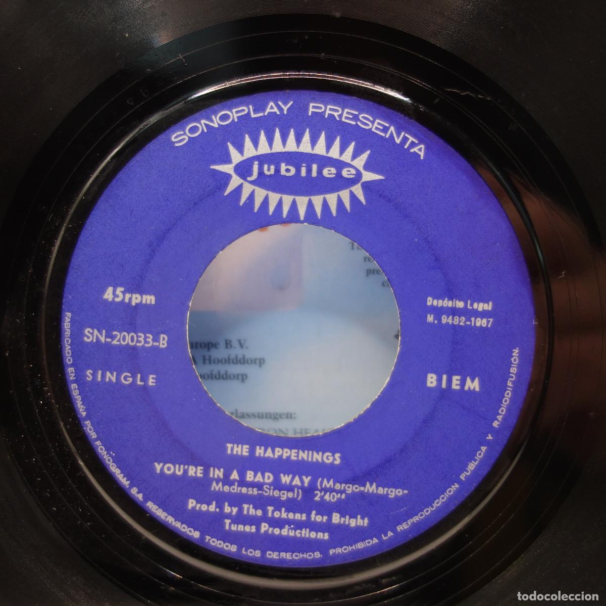 Discos de vinilo: THE HAPPENINGS - I GOT RHYTHM - Foto 4