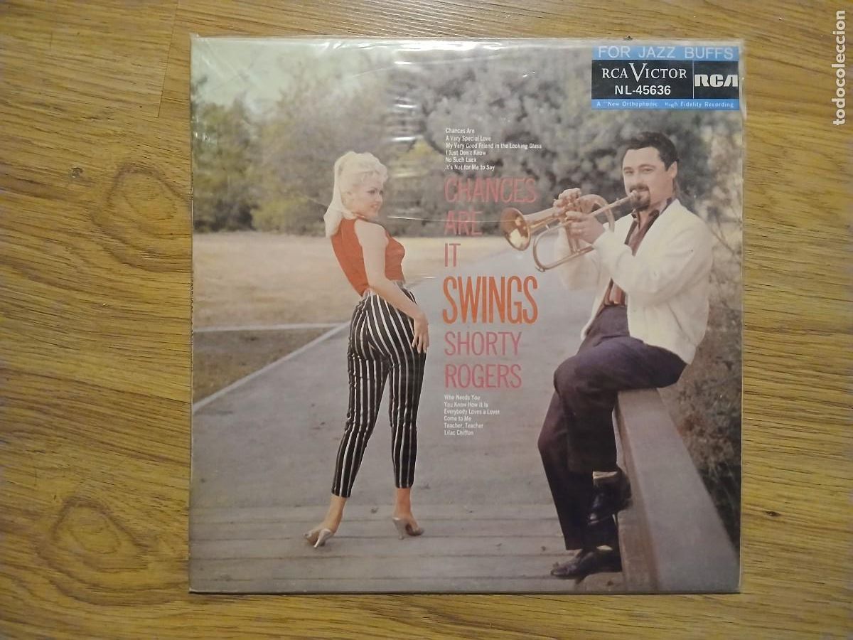 Discos de vinilo: Shorty Rogers - Chances Are It Swings - Foto 1