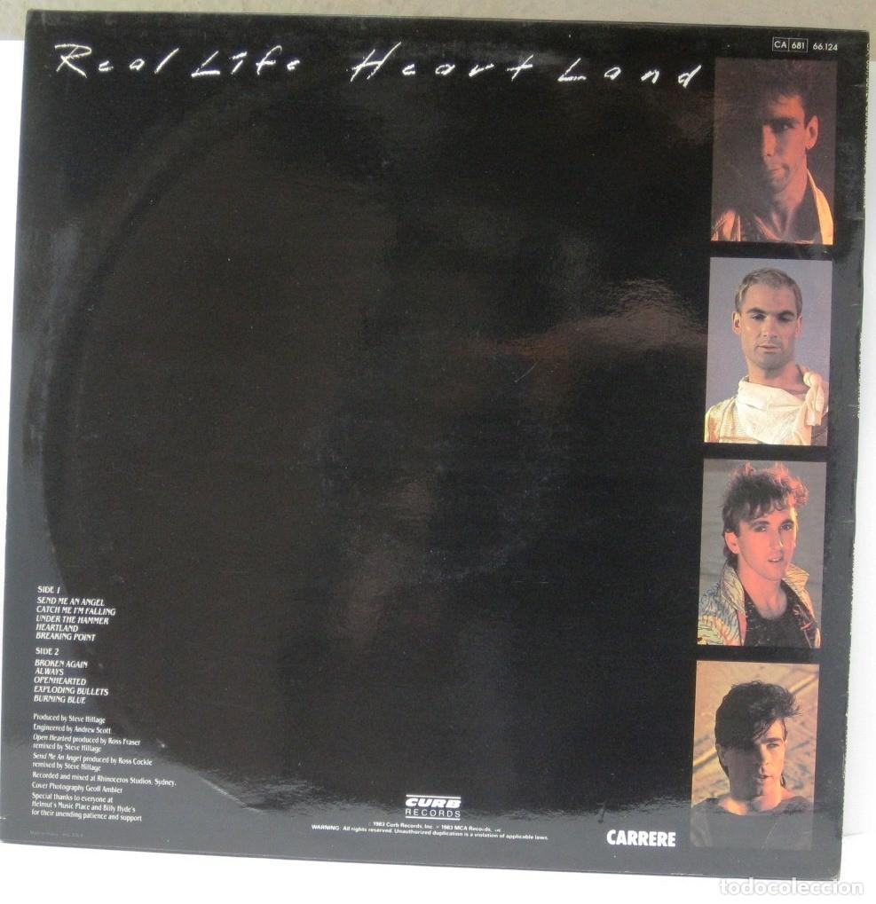 Discos de vinilo: HEARTLAND - REAL LIFE - LP - Foto 2