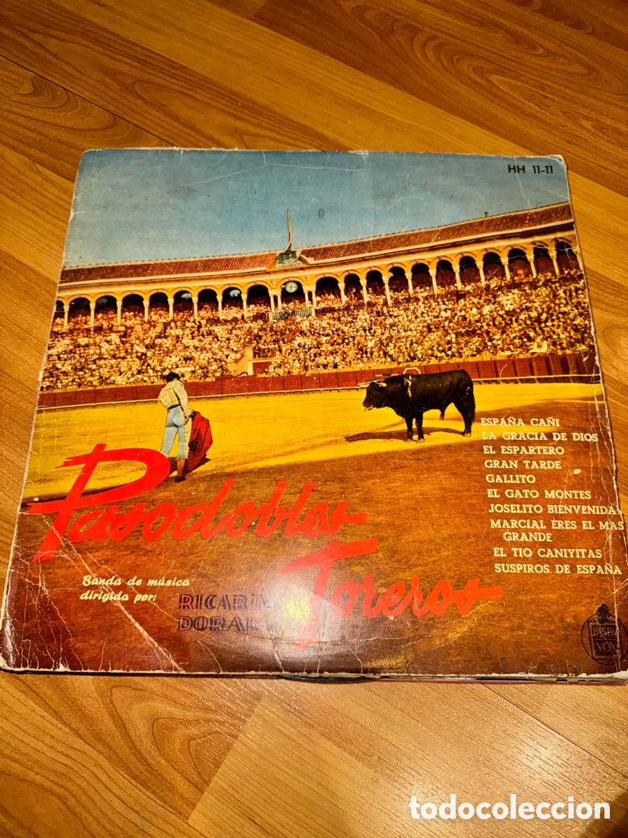 Discos de vinilo: Pasodobles toreros - Ricardo Dorado - Foto 1