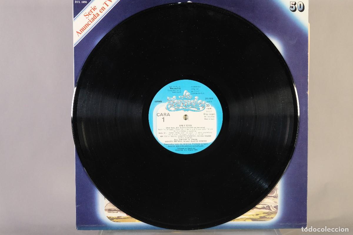 Discos de vinilo: DISCO DE VINILO LP - PAN Y TOROS, INDALECIO CISNEROS - LA ZARZUELA - Foto 3