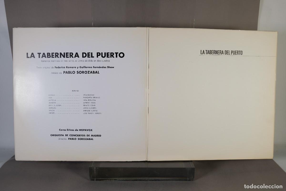 Discos de vinilo: DISCO DE VINILO 2 LP - LA TABERNERA DEL PUERTO, PABLO SOROZABAL - HISPAVOX - Foto 3