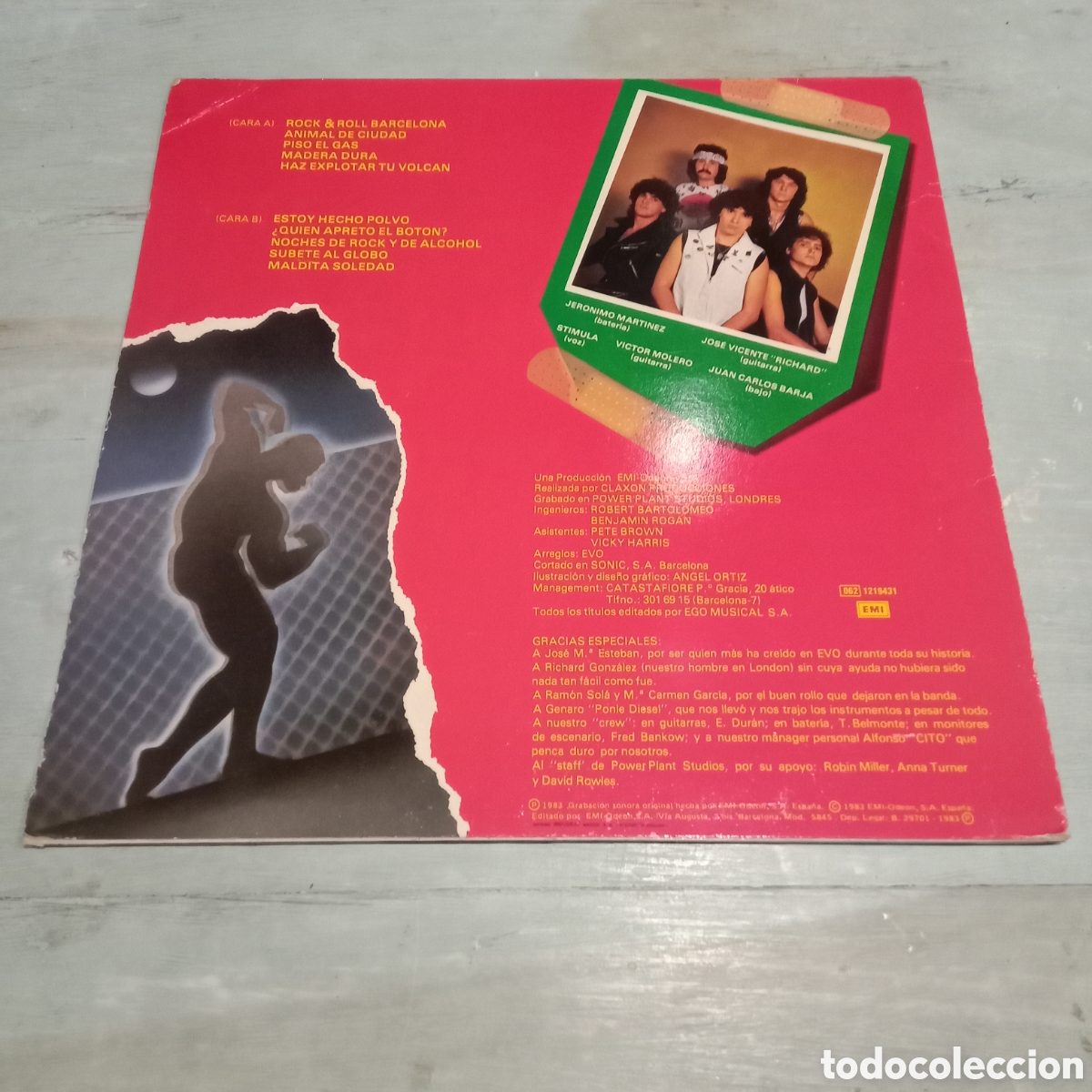 Discos de vinilo: EVO - ANIMAL DE CIUDAD - LP - Foto 2