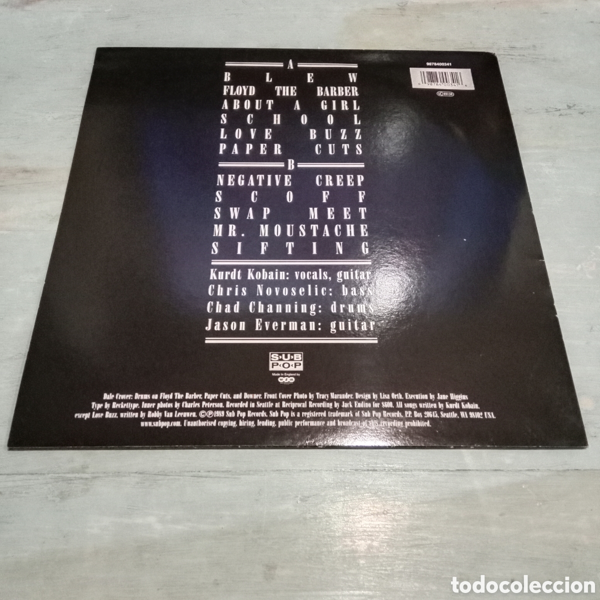 Discos de vinilo: NIRVANA - BLEACH - LP WHITE - Foto 2