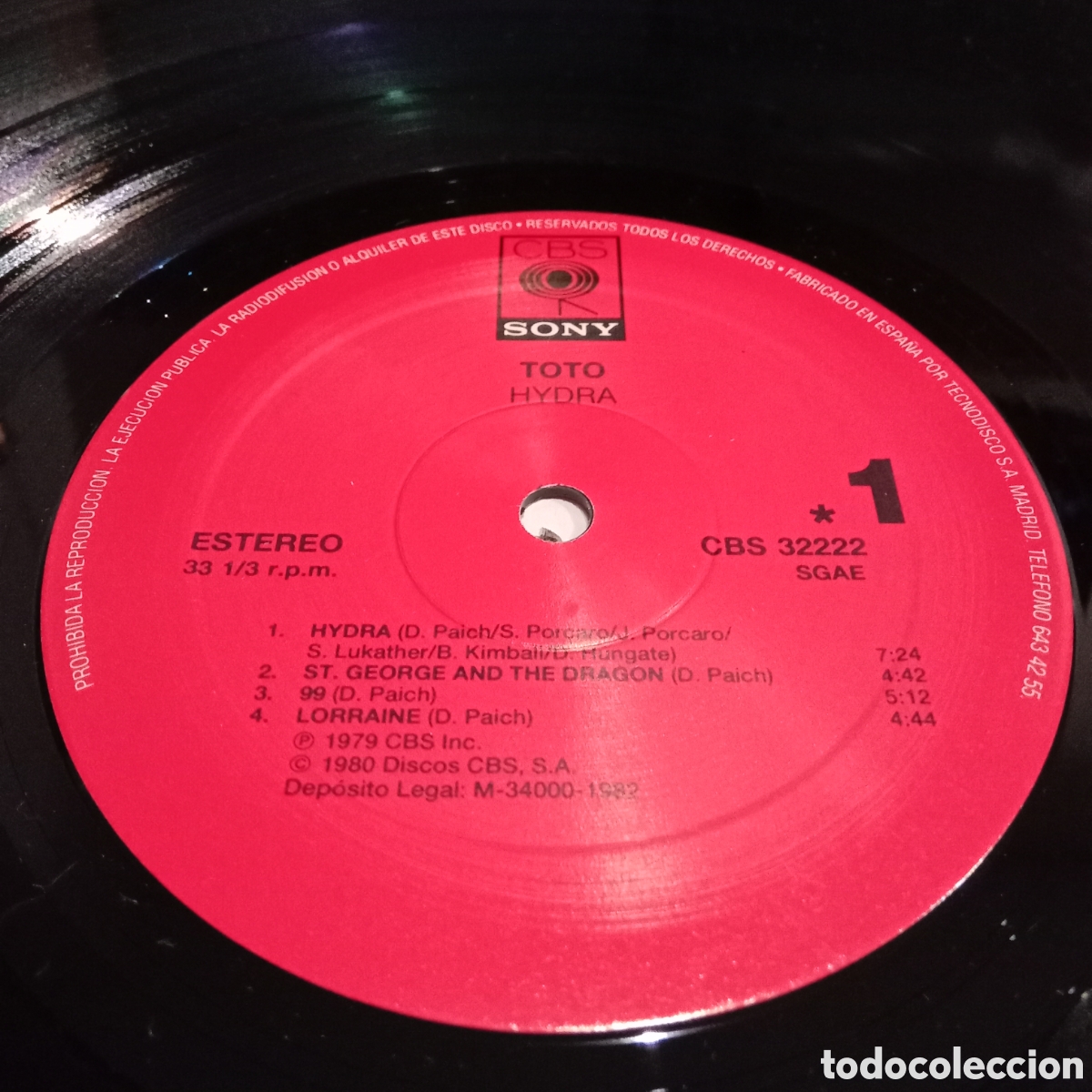 Discos de vinilo: TOTO - HYDRA - LP AOR - Foto 5