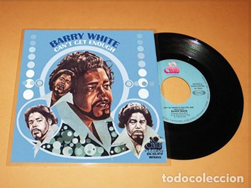 Discos de vinilo: BARRY WHITE - CANT GET ENOUGH - SINGLE - 1974 - Foto 1