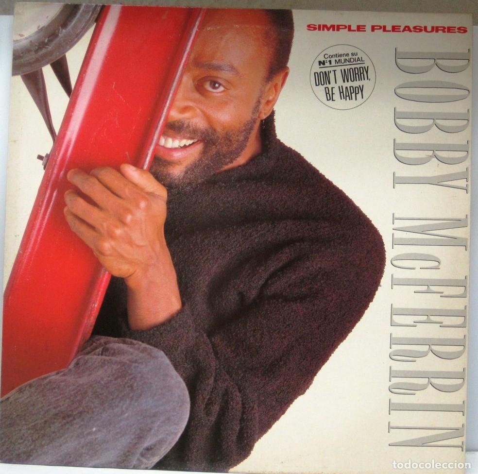 Discos de vinilo: BOBBY McFERRIN - SIMPLE PLEASURES - LP - Foto 1