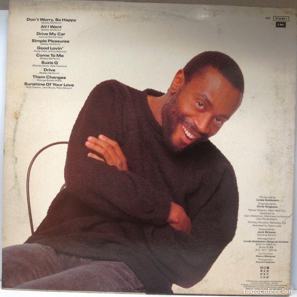 Discos de vinilo: BOBBY McFERRIN - SIMPLE PLEASURES - LP - Foto 2