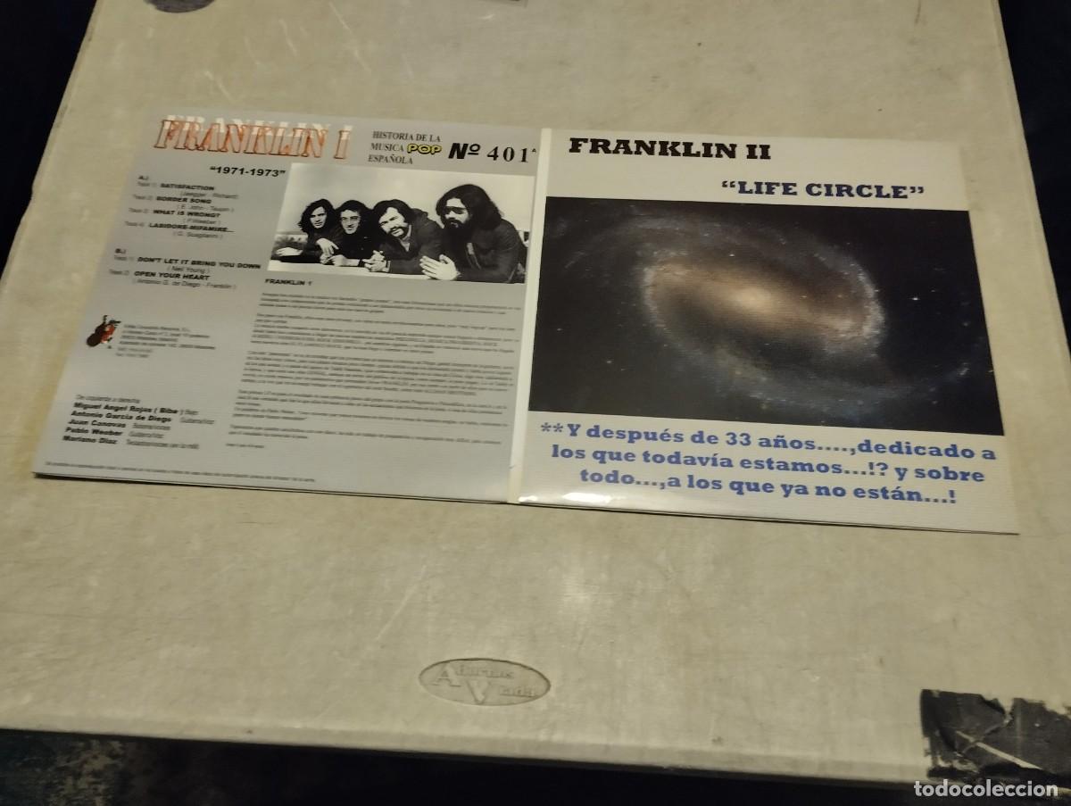 Discos de vinilo: FRANKLIN DOBLE LP ESP.2007 PORTADA ABIERTA - Foto 2