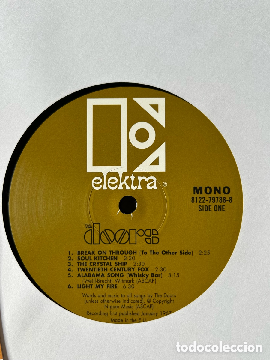 Discos de vinilo: The Doors primer LP mono - Foto 4