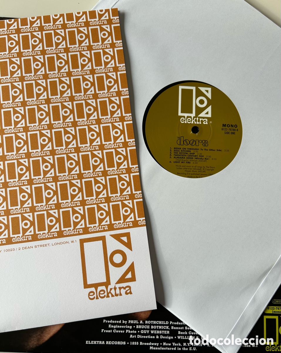 Discos de vinilo: The Doors primer LP mono - Foto 5