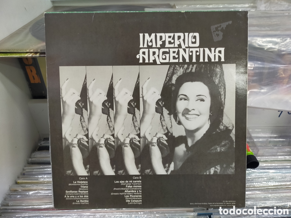 Discos de vinilo: Imperio Argentina LP 1984 rareza - Foto 2