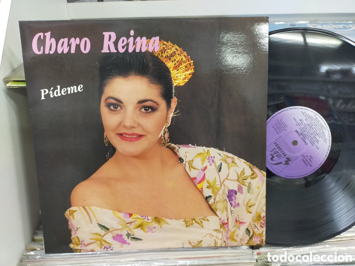 Discos de vinilo: Charo reina LP p&iacute;deme 1990 - Foto 1