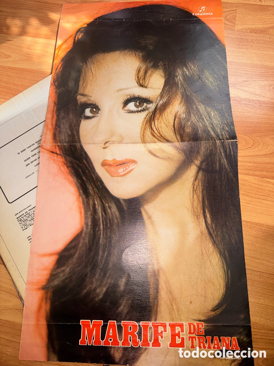 Discos de vinilo: Marife de Triana - Disco y p&oacute;ster - Foto 3
