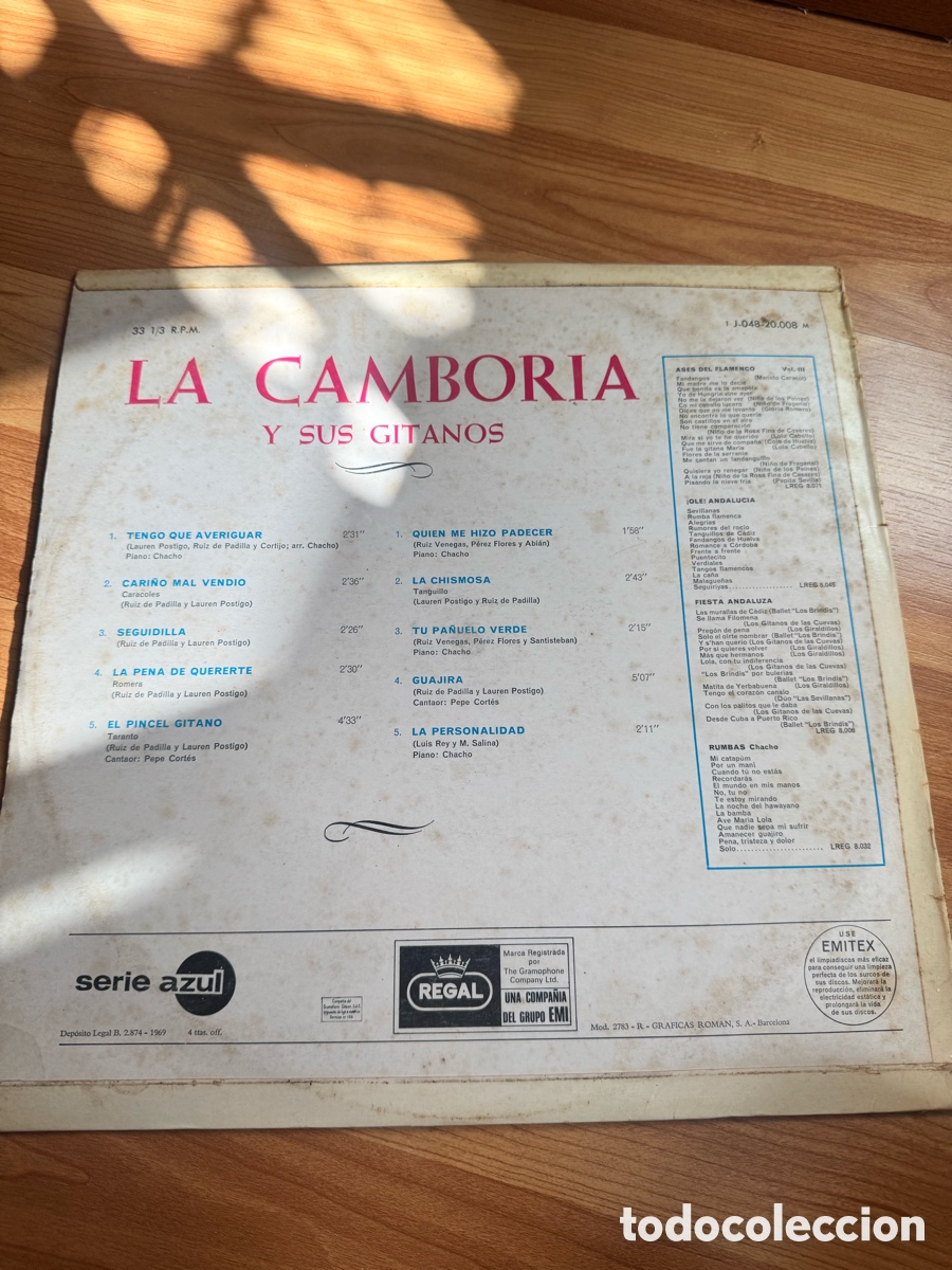 Discos de vinilo: La Camboria - Lp raro - Foto 2