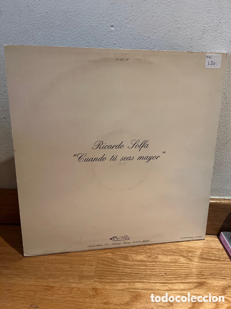 Discos de vinilo: ricardo solfa cuando seas mayor - Foto 2