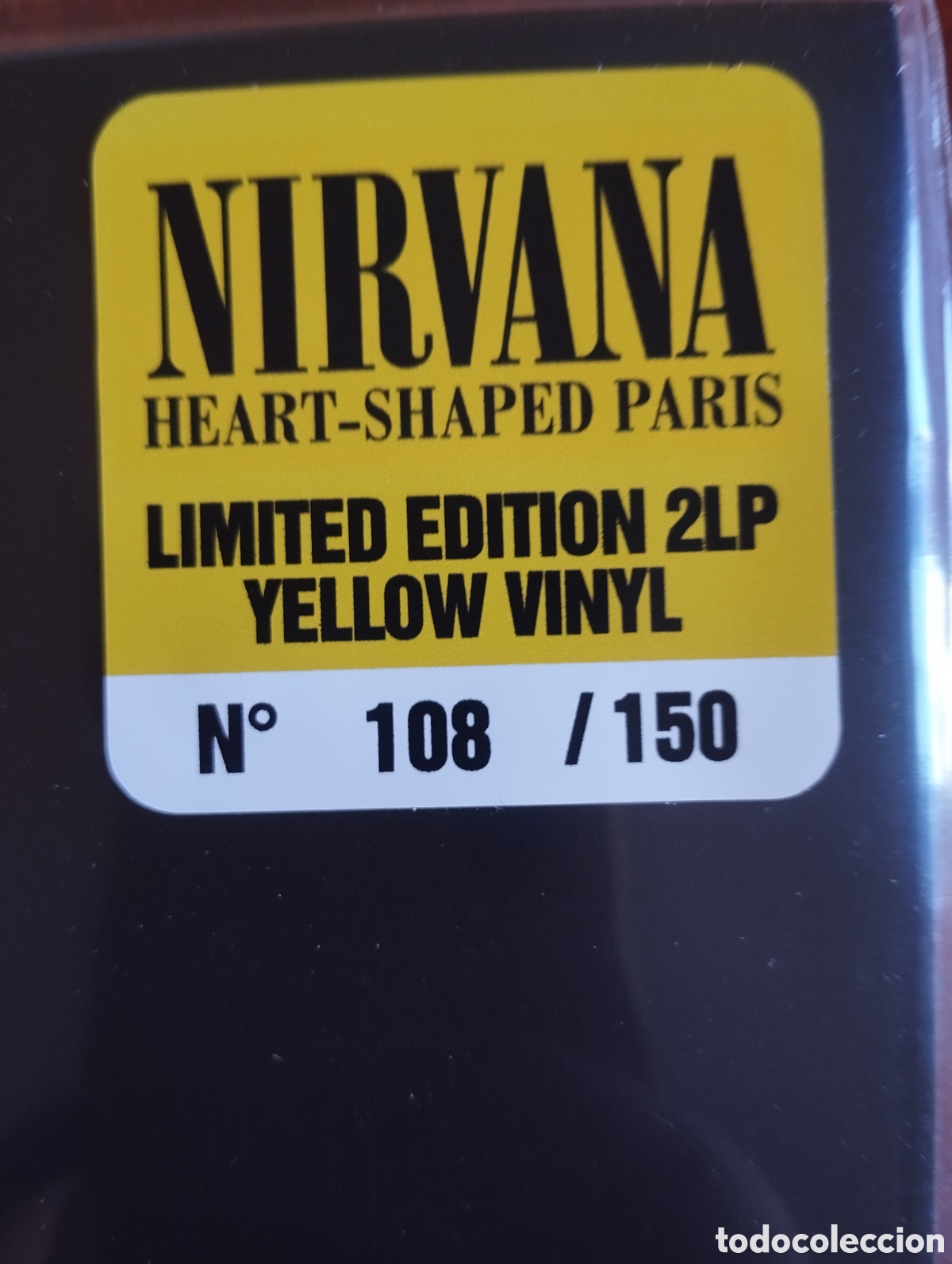 Discos de vinilo: Nirvana - Heart-Shaped Paris - 2LP - Foto 2