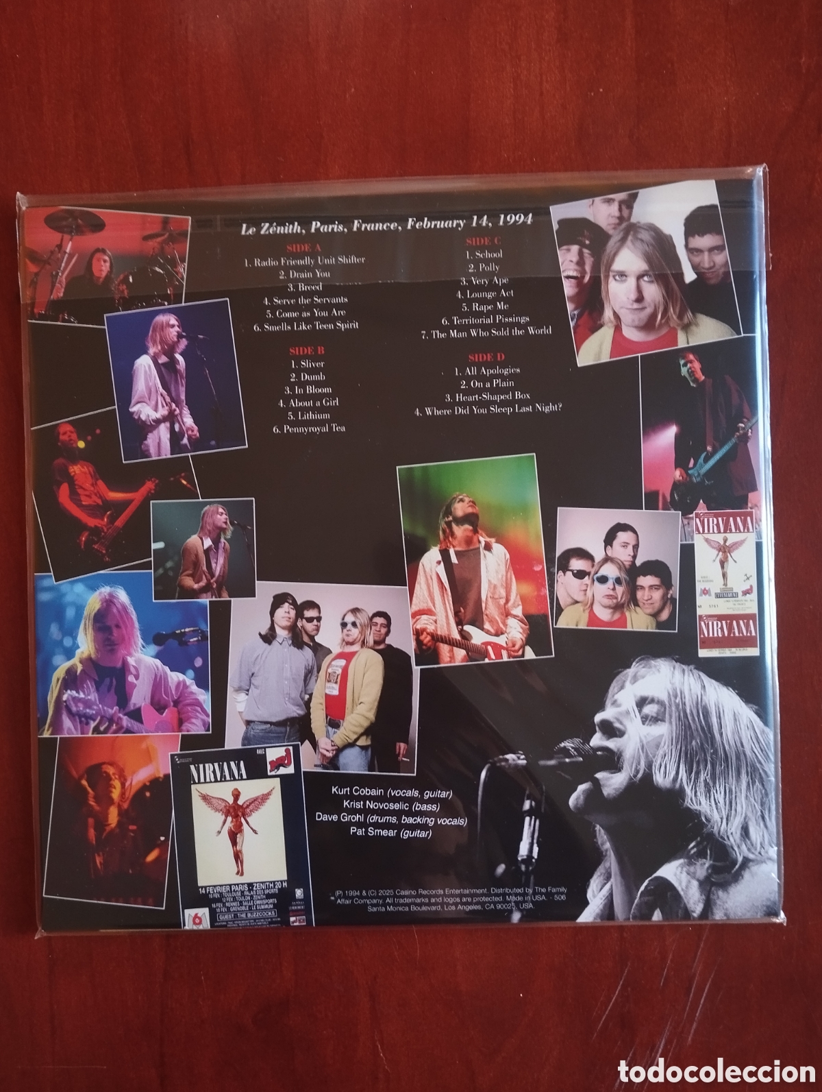 Discos de vinilo: Nirvana - Heart-Shaped Paris - 2LP - Foto 3