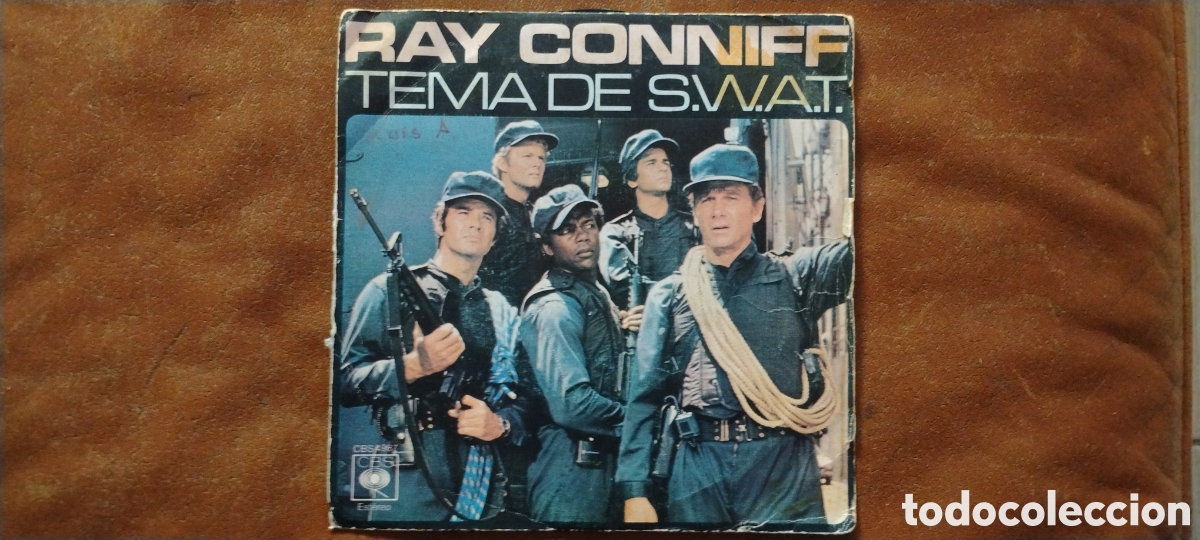 Discos de vinilo: RAY CONNIFF-TEMA DE S.W.A.T.-SINGLE-STAGE&SCREEN-KSA - Foto 1