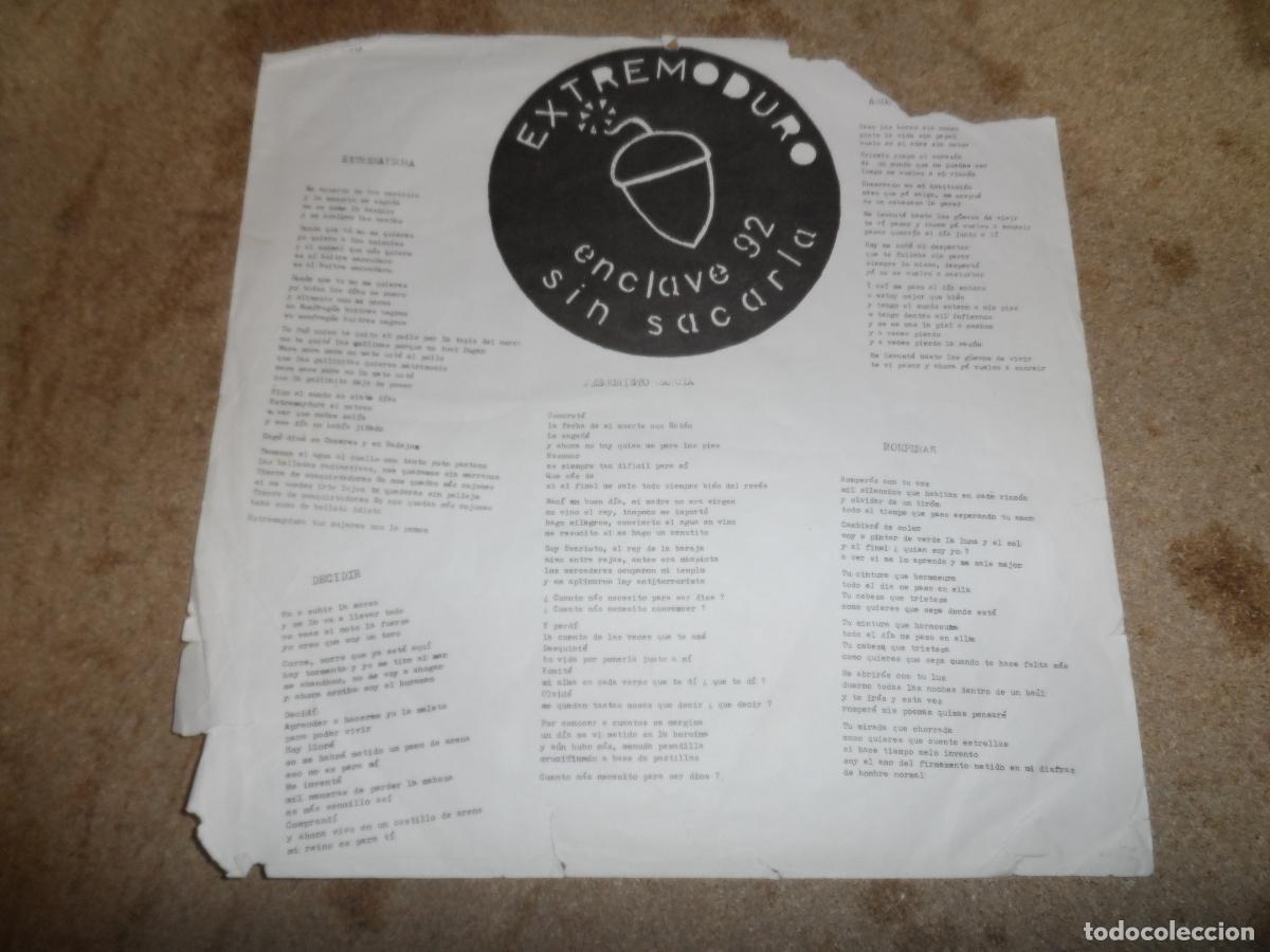 Discos de vinilo: EXTREMODURO - ROCK TRANSGRESIVO (SPAIN 1989) - Foto 10