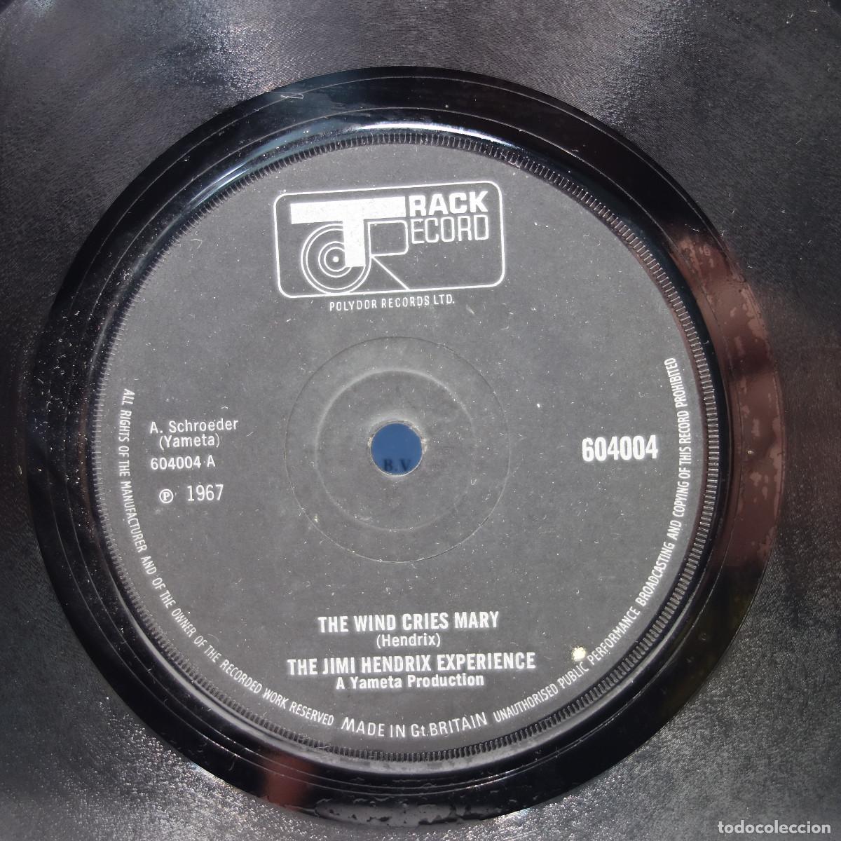 Discos de vinilo: JIMI HENDRIX - THE WIND CRIES MARY - Foto 4