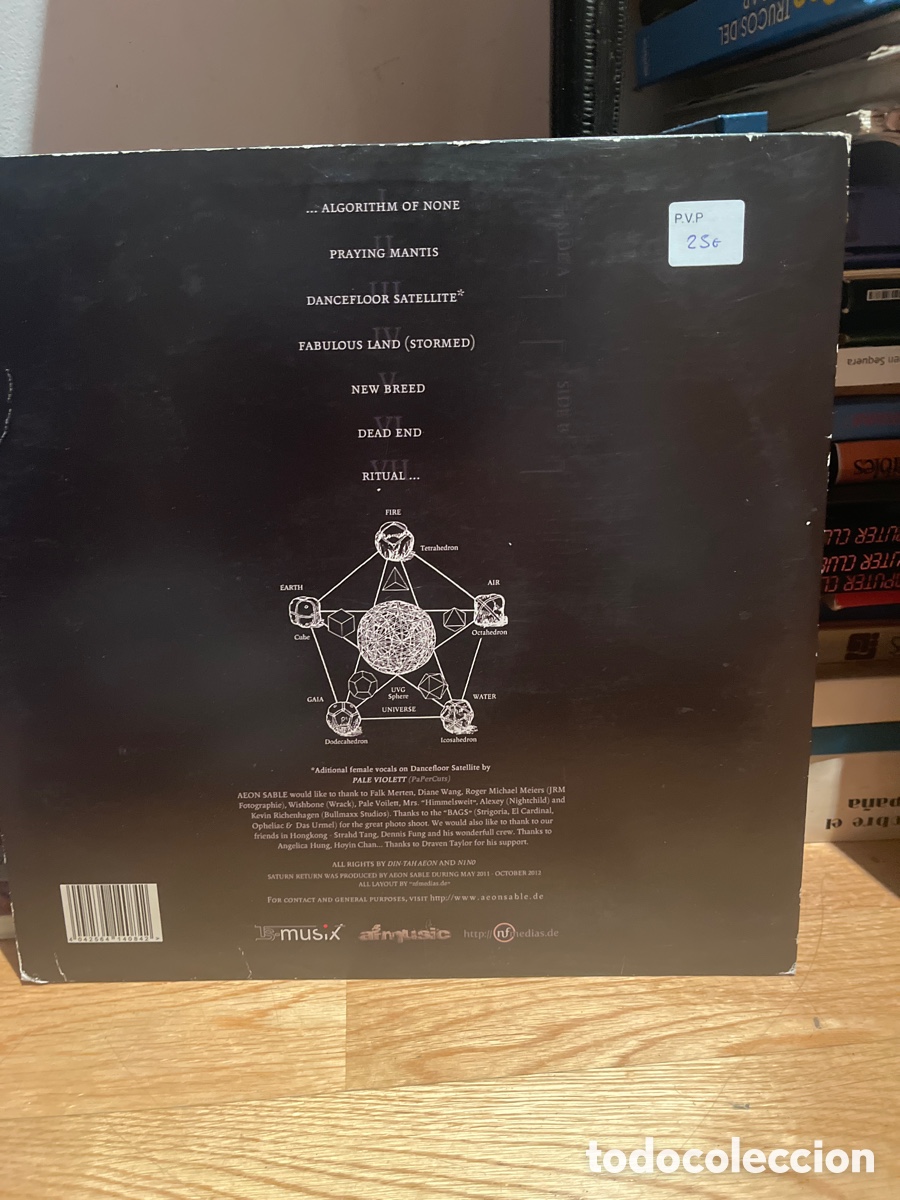Discos de vinilo: aeon sable saturn 2012 - Foto 2