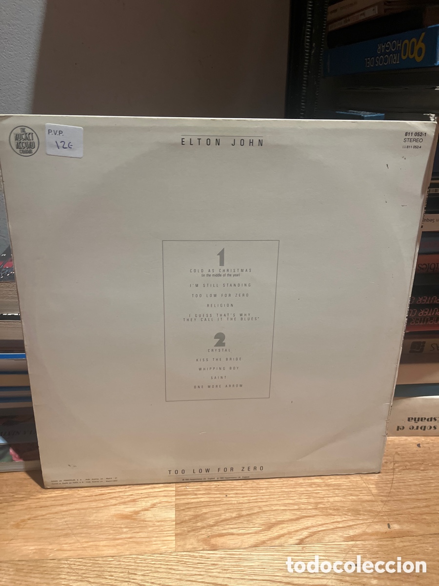 Discos de vinilo: elton john too low for zero - Foto 2