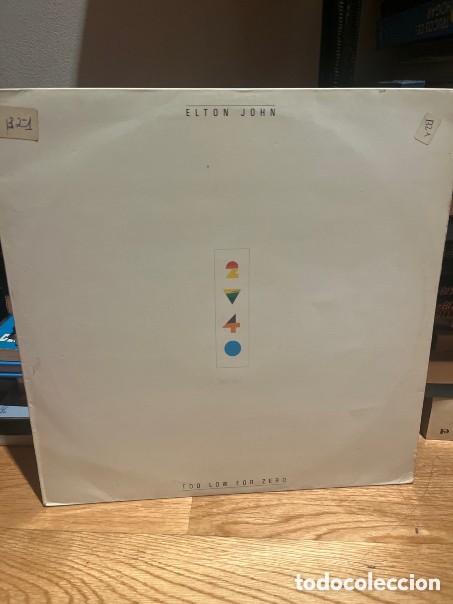 Discos de vinilo: elton john too low for zero - Foto 1