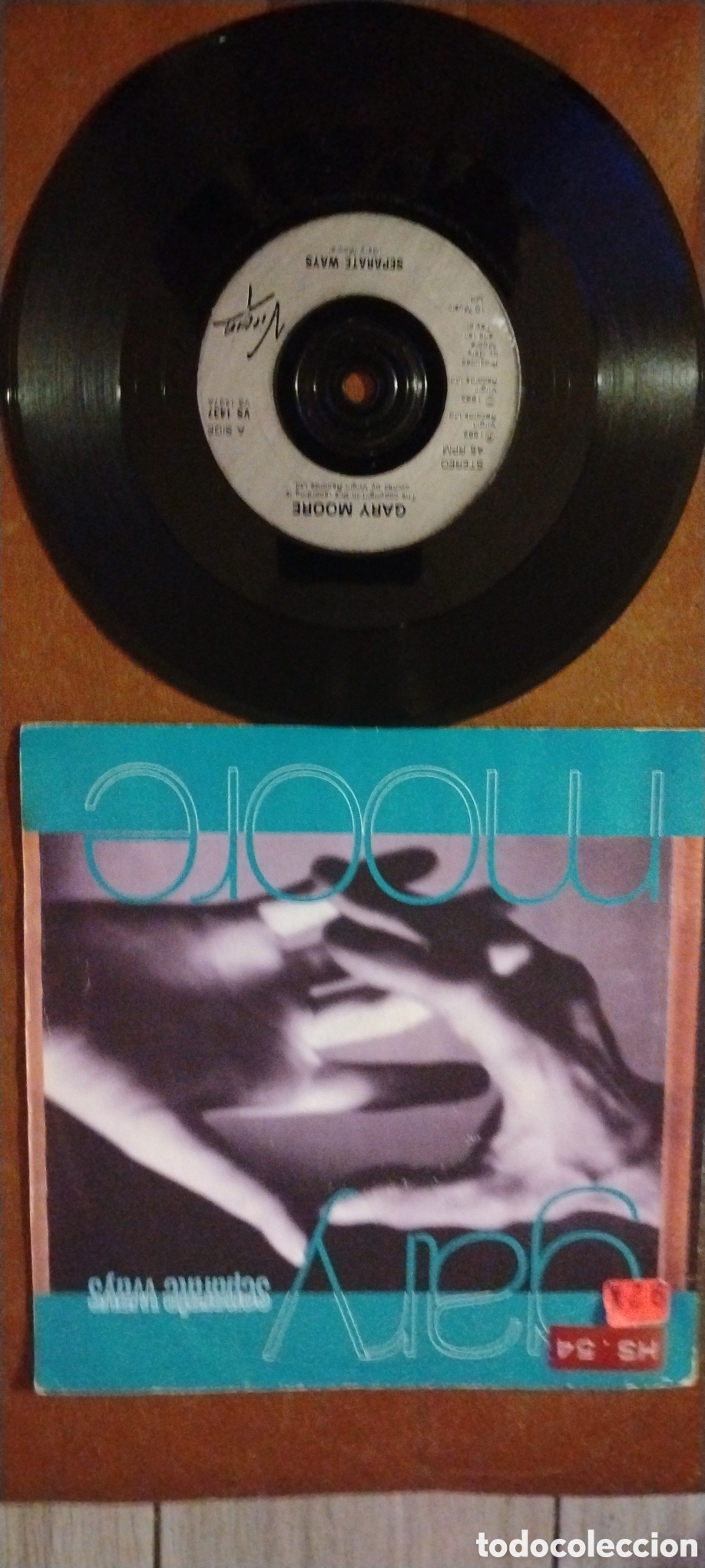 Discos de vinilo: GARY MOORE-SEPARATE WAYS-SINGLE-VIRGIN/UK- KSA - Foto 2