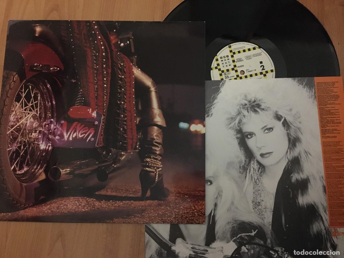 Discos de vinilo: VIXEN &rdquo;Vixen&rdquo; 1988 Primer LP - Foto 1