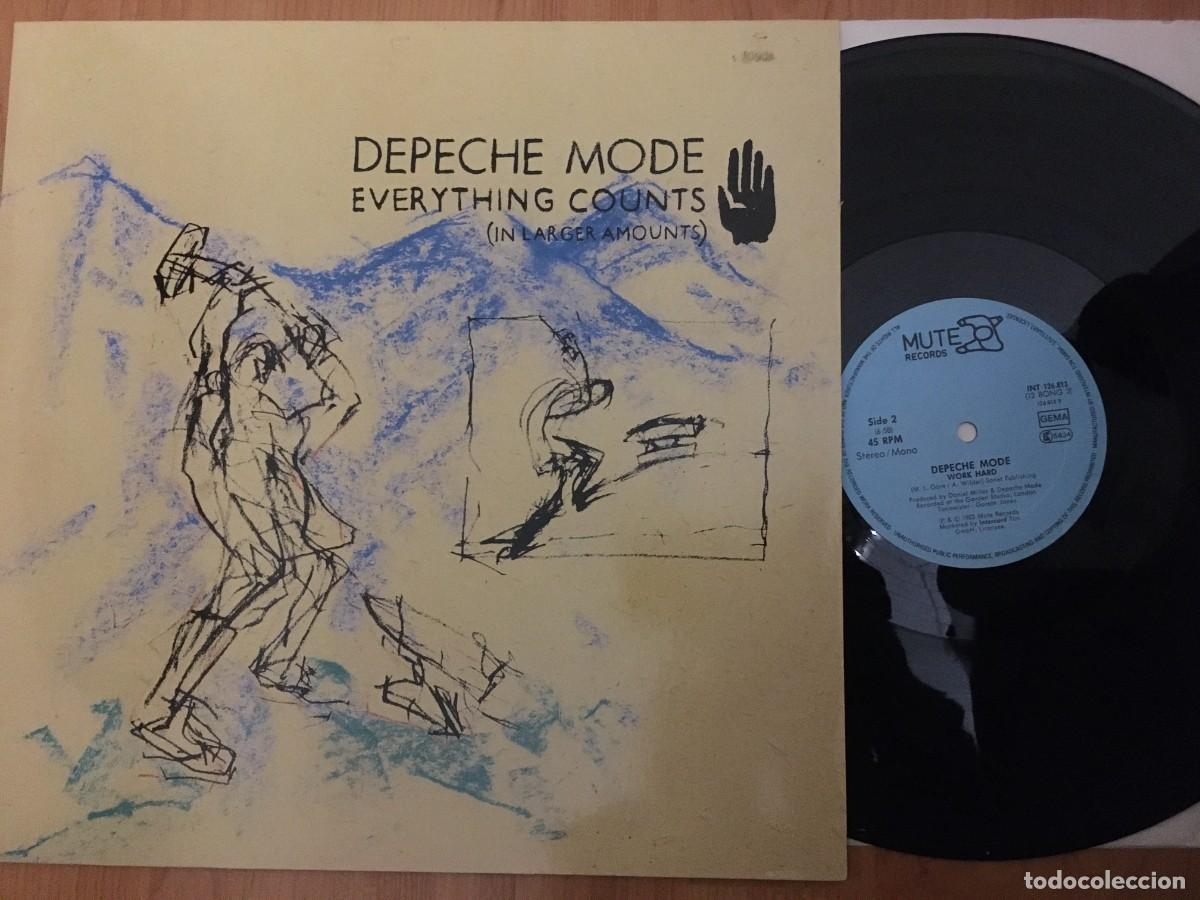Discos de vinilo: DEPECHE MODE &rdquo;Everything counts (in larger amounts) - Foto 1