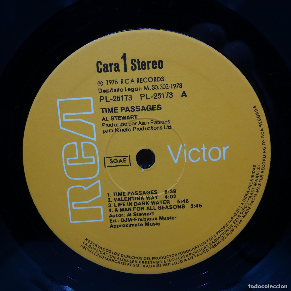 Discos de vinilo: AL STEWART - TIME PASSAGES - Foto 6