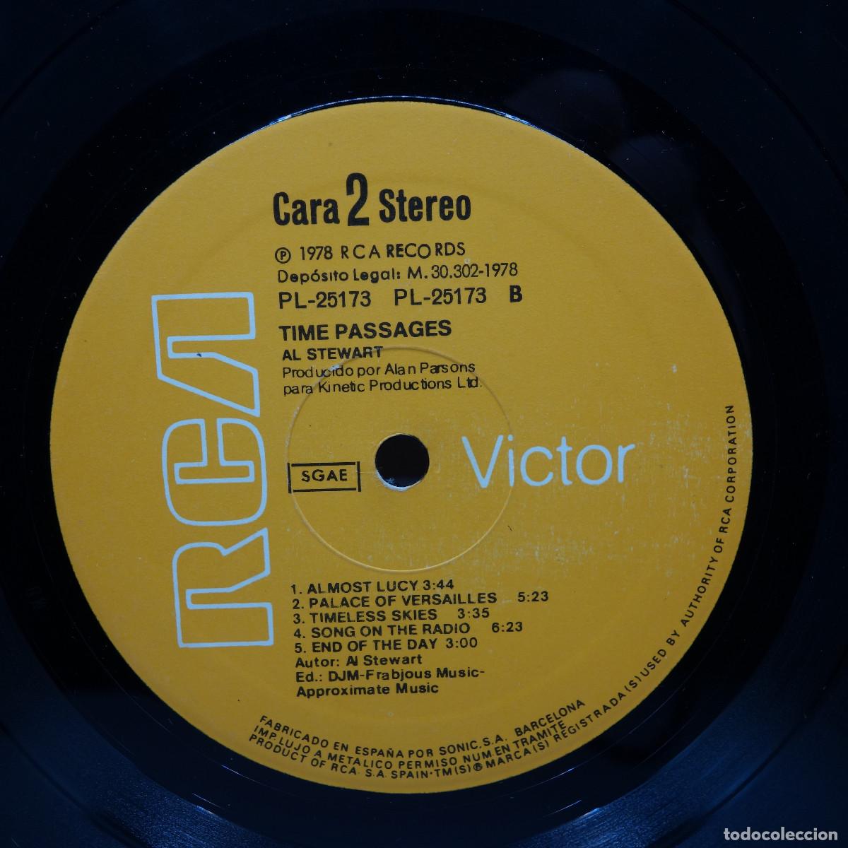 Discos de vinilo: AL STEWART - TIME PASSAGES - Foto 8