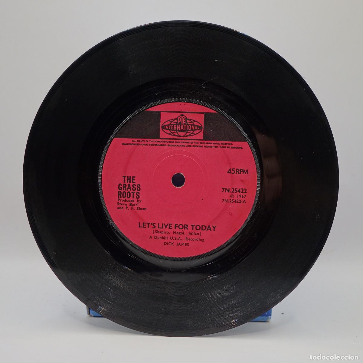Discos de vinilo: THE GRASS ROOTS - LETS LIVE FOR TODAY - Foto 1
