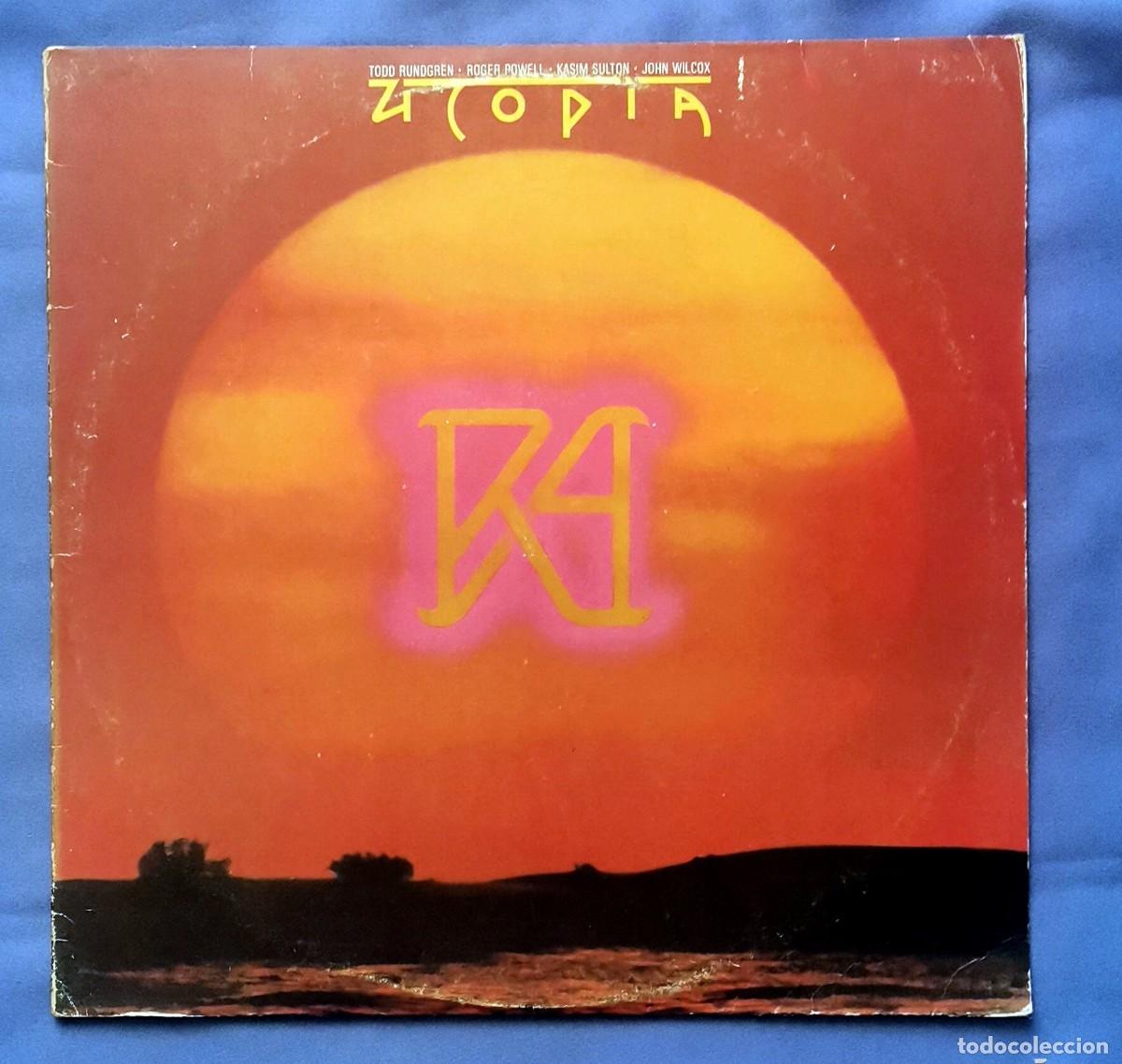 Discos de vinilo: Utopia &lrm;&ndash; Ra LP Espa&ntilde;a 1981 Prog rock - Foto 1