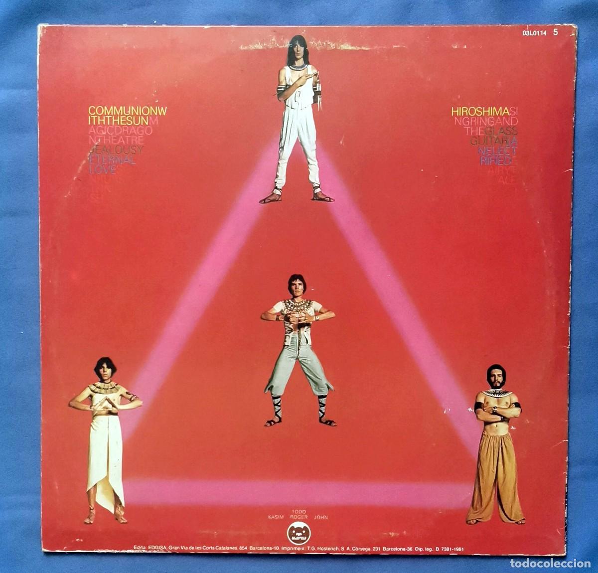Discos de vinilo: Utopia &lrm;&ndash; Ra LP Espa&ntilde;a 1981 Prog rock - Foto 2