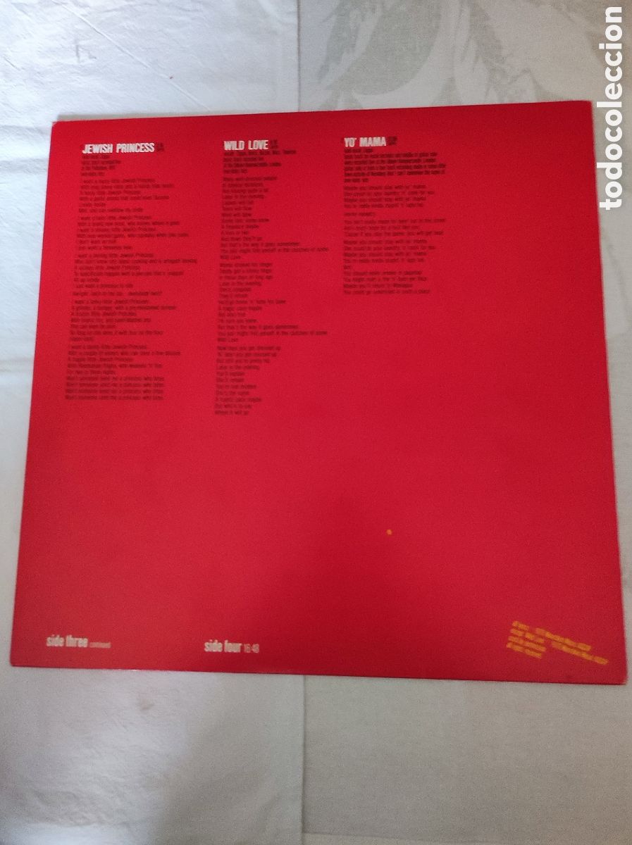 Discos de vinilo: FRANK ZAPPA - SHEIK YERBOUTI - Foto 5