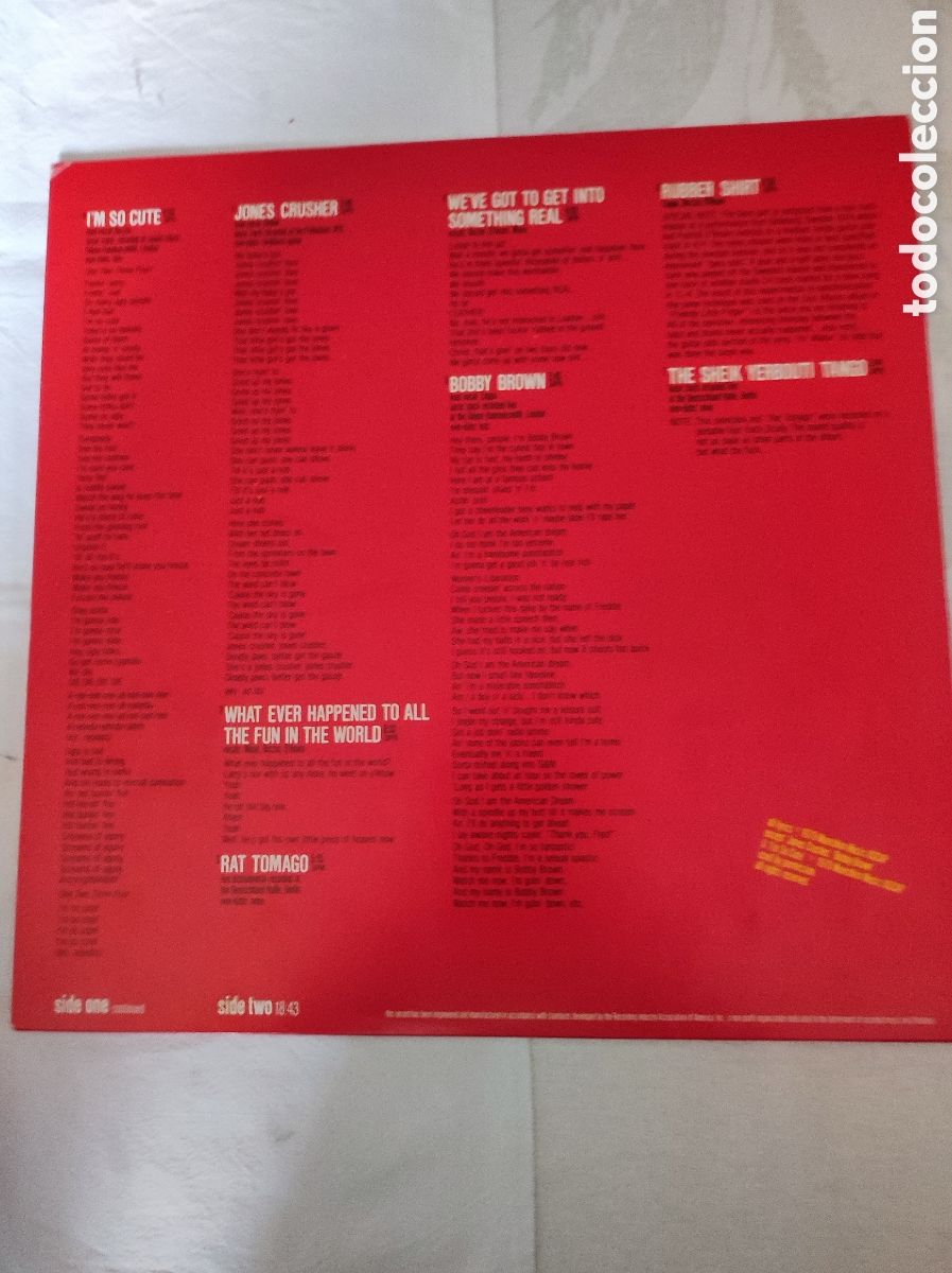 Discos de vinilo: FRANK ZAPPA - SHEIK YERBOUTI - Foto 8
