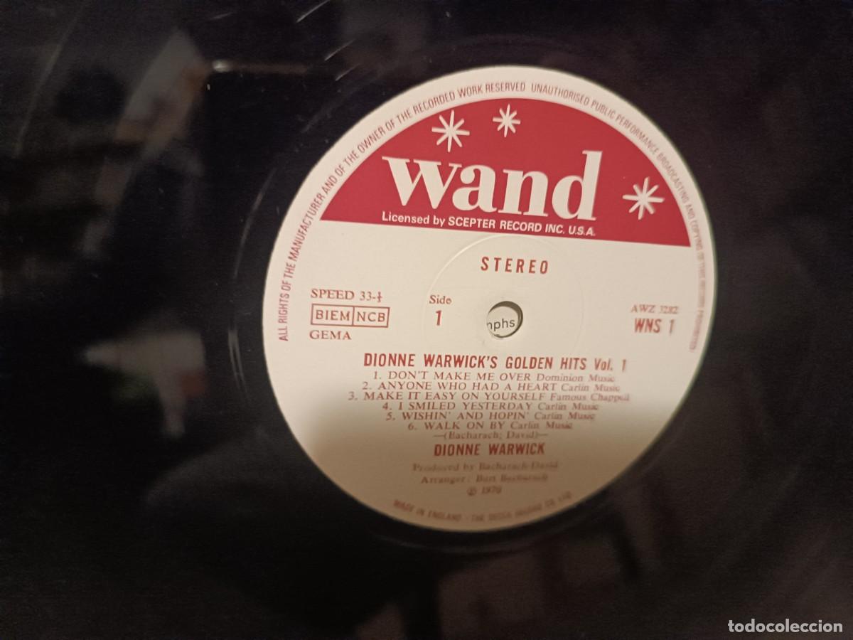 Discos de vinilo: Dionne Warwick Golden Hits - Foto 3