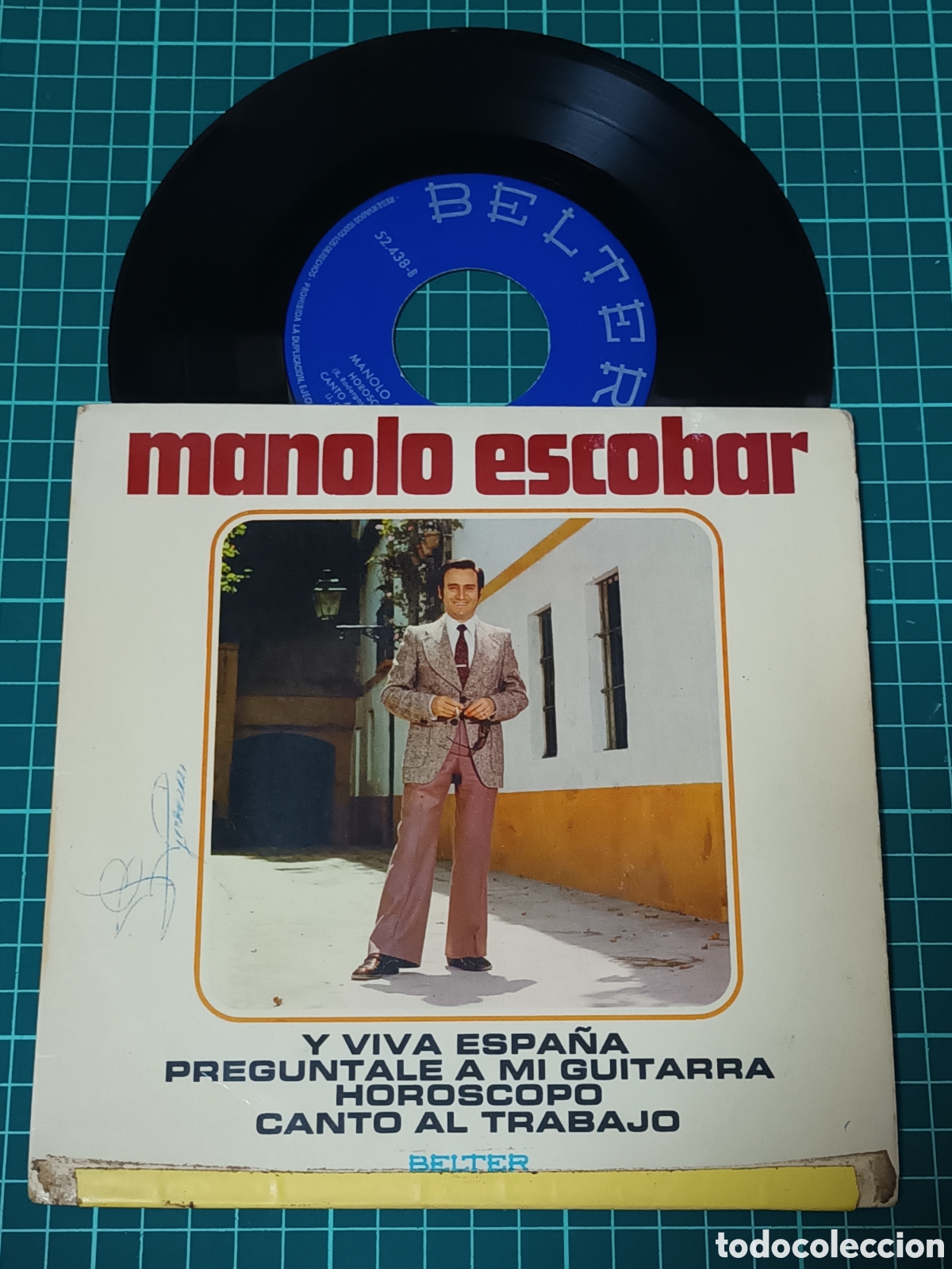Discos de vinilo: Manolo escobar que viva Espa&ntilde;a EP - Foto 1