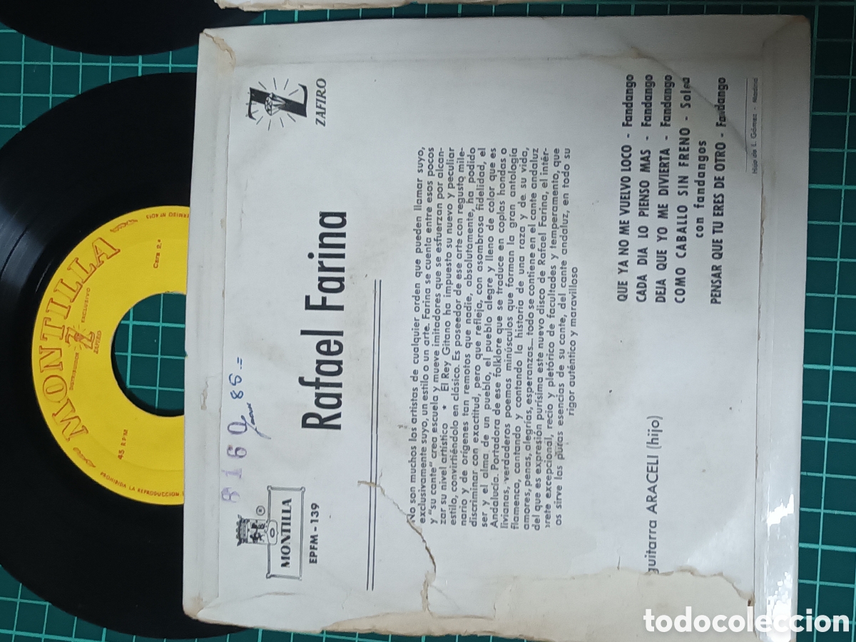 Discos de vinilo: Rafael Farina dos EP - Foto 6