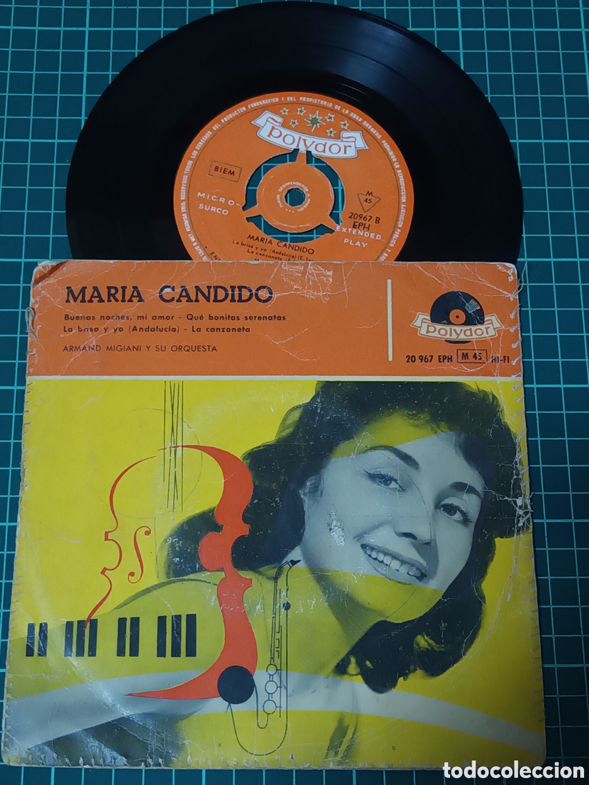 Discos de vinilo: Maria C&aacute;ndido E.P a&ntilde;os 50 - Foto 1