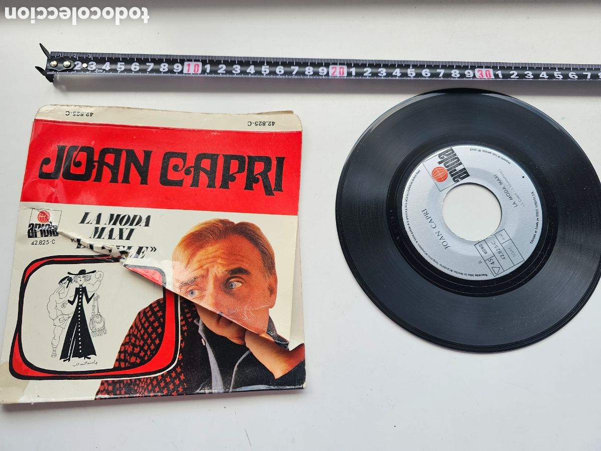 Discos de vinilo: Disco de vinilo de RPM La Moda M&aacute;ximo, La Tele 1970 - Foto 1